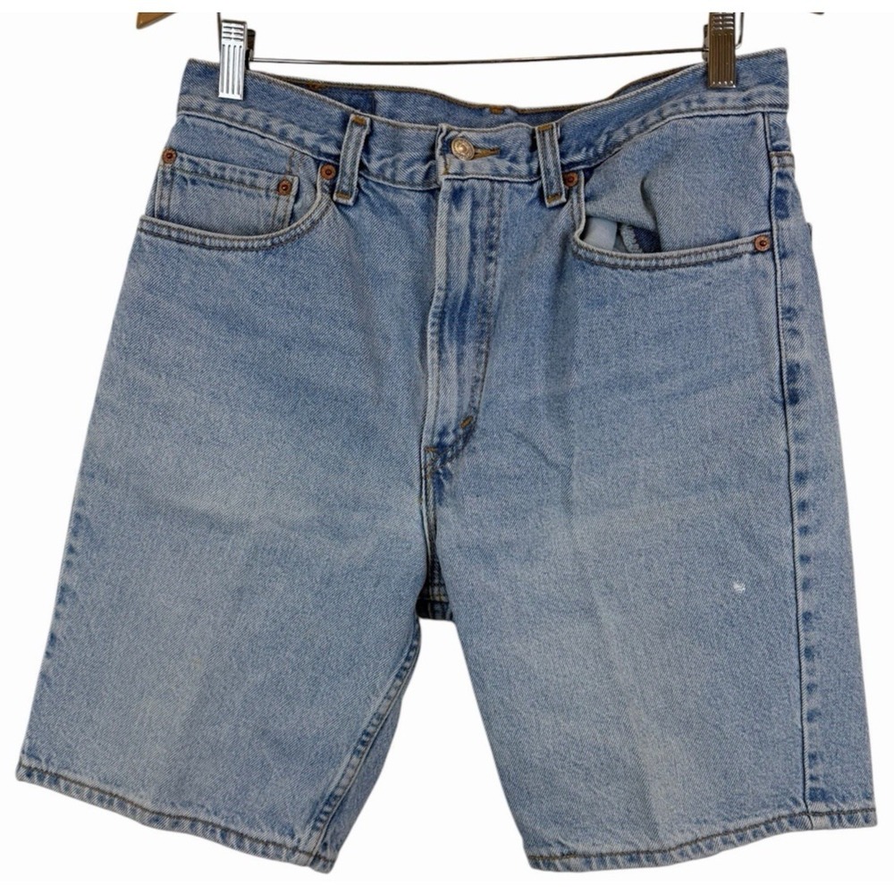 Levi's 505 Men's Denim Short Jorts Size 34 Made in‎ the USA Vintage Faded Patina